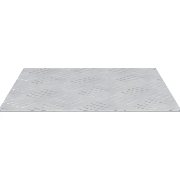 Discount Checker plader 2 pcs Sølv 30 x 30 cm Aluminium Havedekorationer