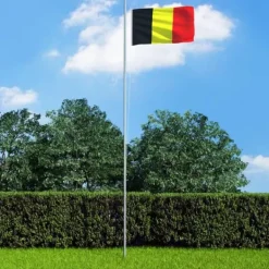 vidaXL Flag & Vindposer^det belgiske flag 90x150 cm - Flag & vimpler