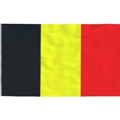 vidaXL Flag & Vindposer^det belgiske flag 90x150 cm - Flag & vimpler