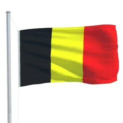 vidaXL Flag & Vindposer^det belgiske flag 90x150 cm - Flag & vimpler