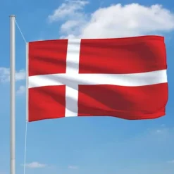 vidaXL Flag & Vindposer^det danske flag 90x150 cm - Flag & vimpler