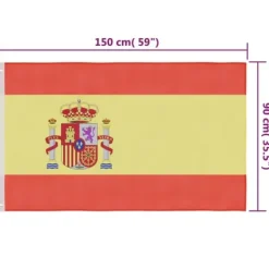 det spanske flag 90x150 cm - Flag & vimpler Flag & Vindposer