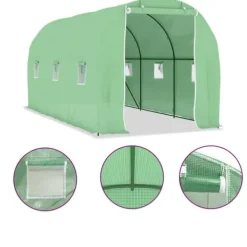 vidaXL Drivhus^drivhus 9 m² 4,5x2x2 m - Drivhuse