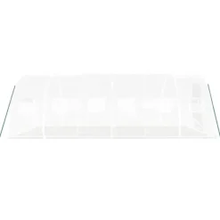 vidaXL Drivhus^drivhus med stålstel 18 m² 6x3x2 m hvid - Drivhuse