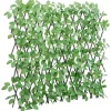 Best espalier med kunstig vedbend 180x65 cm udvidelig grøn - Havehegn Buer, Spalier, Lysthuse Uden Tag
