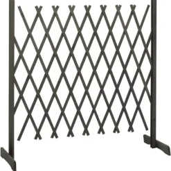 Discount espalier til haven 180x100 cm massivt fyrretræ grå - Havehegn Buer, Spalier, Lysthuse Uden Tag