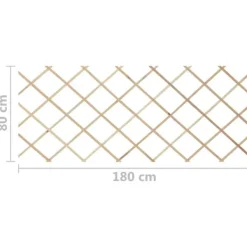 New espalierhegn 5 stk. 180x80 cm massivt fyrretræ - Havehegn Buer, Spalier, Lysthuse Uden Tag