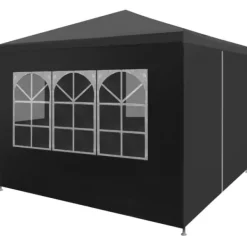 New festtelt 3 x 3 m antracitgrå - Festtelte & havepavilloner Telte & Lysthuse