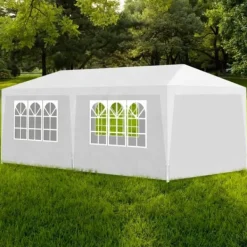 vidaXL Telte & Lysthuse^festtelt 3 x 6 m hvid - Festtelte & havepavilloner