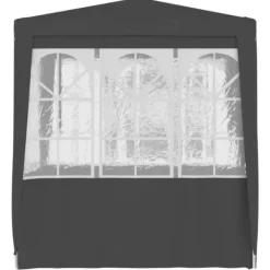 New festtelt med sidevægge 2x2 m 90 g/m² antracitgrå - Festtelte & havepavilloner Telte & Lysthuse