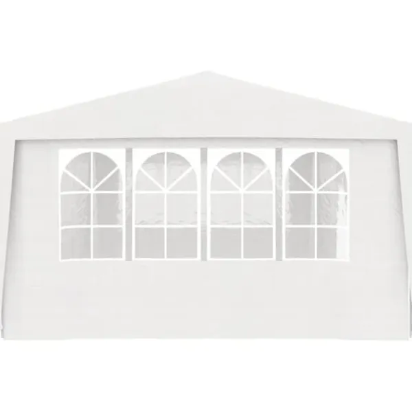 vidaXL Telte & Lysthuse^festtelt med sidevægge 4x9 m 90 g/m² hvid - Festtelte & havepavilloner