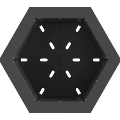 New Fire Pit Black 48 x 48 x 51 cm Cold-rolled steel Pejse