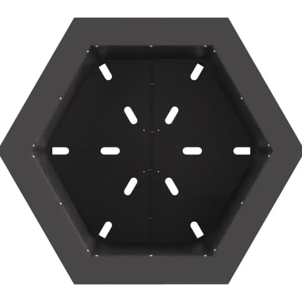 New Fire Pit Black 48 x 48 x 51 cm Cold-rolled steel Pejse