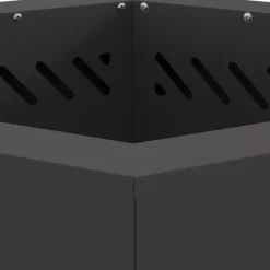 New Fire Pit Black 48 x 48 x 51 cm Cold-rolled steel Pejse