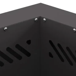 Online Fire Pit Black 38 x 38 x 51 cm Cold-rolled steel Pejse