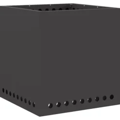 vidaXL Pejse^Fire Pit Black 48 x 48 x 50 cm Cold-rolled steel