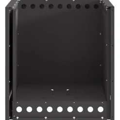 vidaXL Pejse^Fire Pit Black 48 x 48 x 50 cm Cold-rolled steel