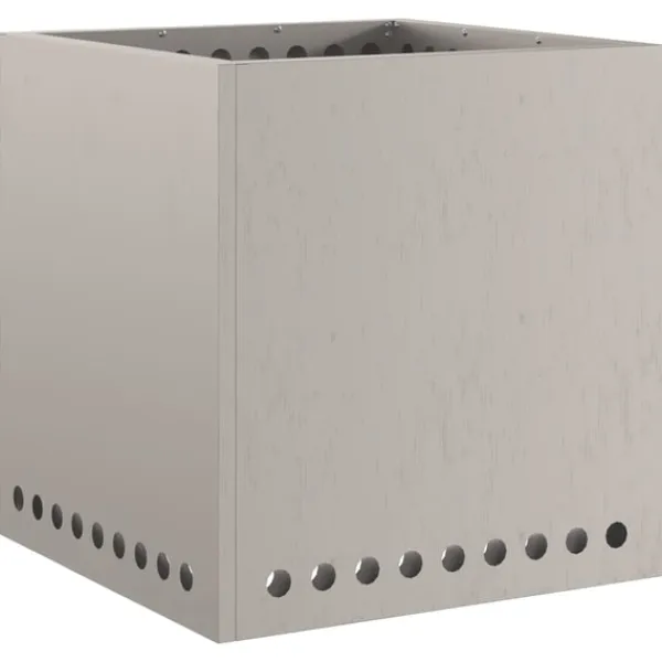 vidaXL Pejse^Fire Pit Brown 48 x 48 x 50 cm Weathering steel