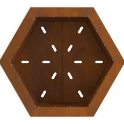 Fire Pit Brown 58 x 58 x 51 cm Weathering steel Pejse