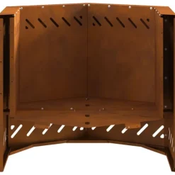 Fire Pit Brown 58 x 58 x 51 cm Weathering steel Pejse