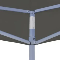 vidaXL Telte & Lysthuse^foldbart festtelt 2 x 2 m stål antracitgrå - Festtelte & havepavilloner