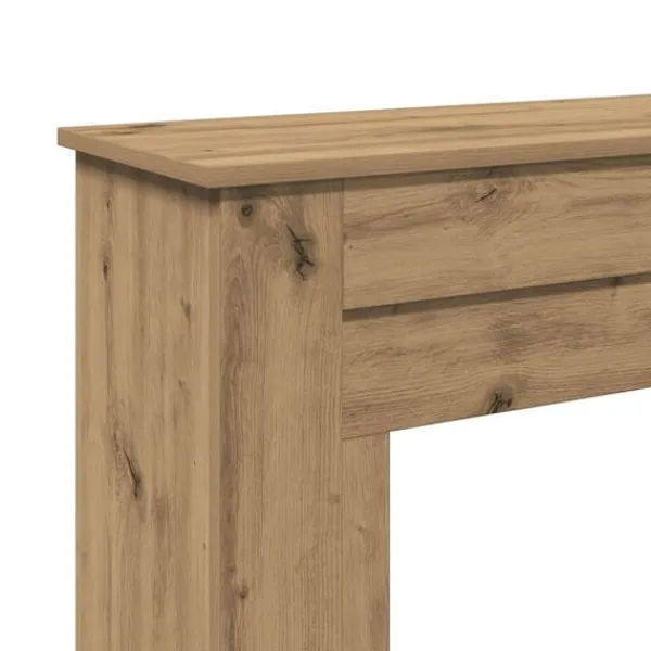 vidaXL Pejse^forsats til pejs 90x30x90 cm konstrueret træ kunsteg