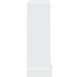 vidaXL Pejse^forsats til pejs 100x30x87,5 cm konstrueret træ hvid