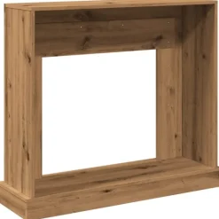 vidaXL Pejse^forsats til pejs 100x30x87,5 cm konstrueret træ kunsteg