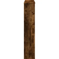 Best forsats til pejs 100x20x100 cm konstrueret træ røget eg Pejse