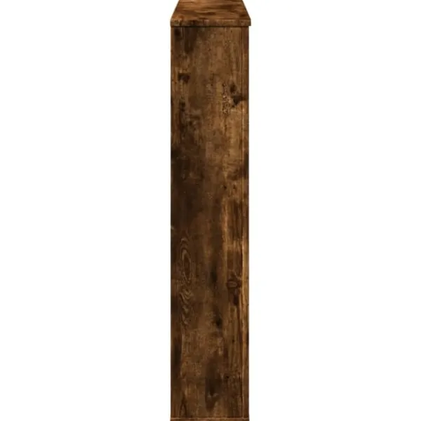 Best forsats til pejs 100x20x100 cm konstrueret træ røget eg Pejse