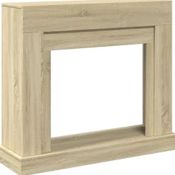 Outlet forsats til pejs 100x30x87,5 cm konstrueret træ sonoma-eg Pejse