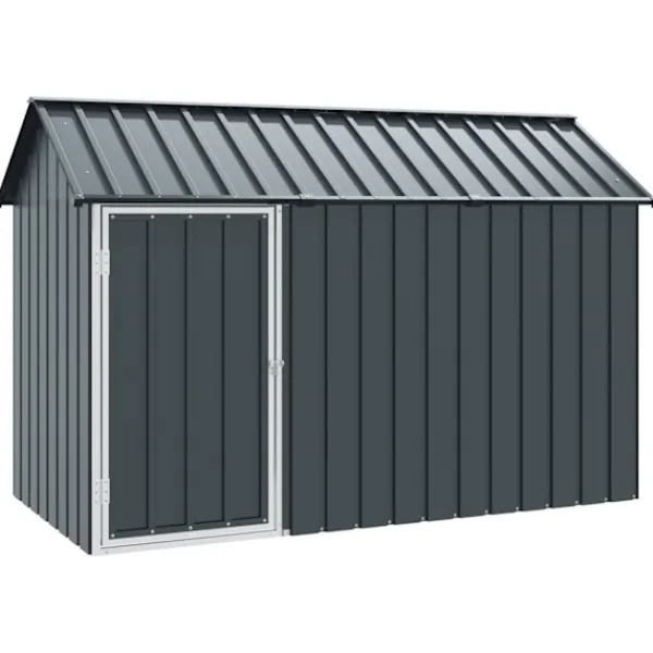 Fuglebur Antracit 215 x 112 x 141 cm Galvaniseret stål Skure, Garager & Carports