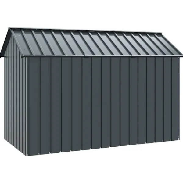 Fuglebur Antracit 215 x 112 x 141 cm Galvaniseret stål Skure, Garager & Carports