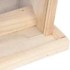 Clearance fuglefoderautomater 4 stk. fyrretræ - Foderautomater til fugle Til Fugle & Småvildt