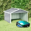 vidaXL Skure, Garager & Carports^garage til robotplæneklipper 92x97x63 cm galvaniseret stål grå - Skure & Redskabsskure
