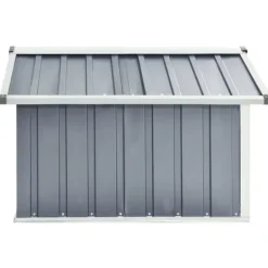 vidaXL Skure, Garager & Carports^garage til robotplæneklipper 92x97x63 cm galvaniseret stål grå - Skure & Redskabsskure
