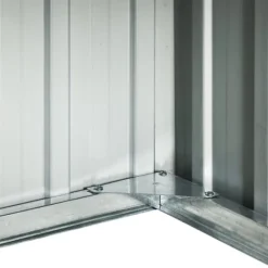 vidaXL Skure, Garager & Carports^garage til robotplæneklipper 92x97x63 cm galvaniseret stål grå - Skure & Redskabsskure