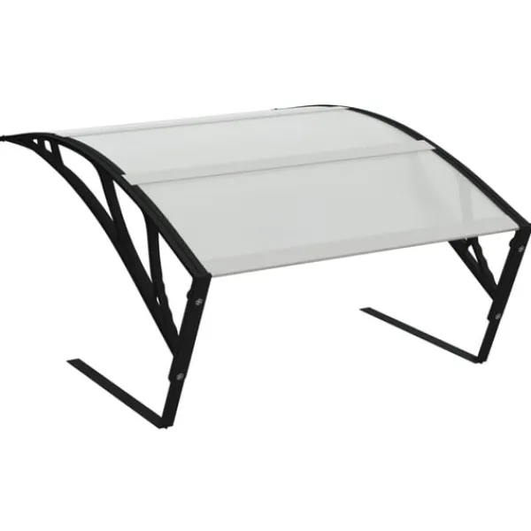 vidaXL Havemaskiner^garage til robotplæneklipper 80x101x46 cm sort