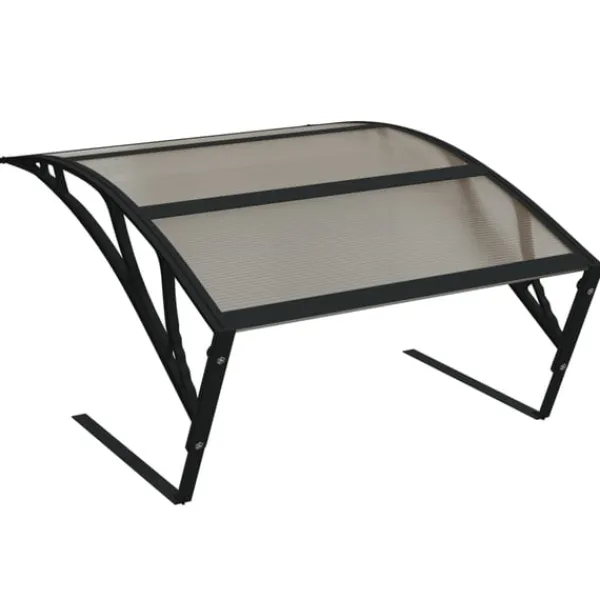 vidaXL Havemaskiner^garage til robotplæneklipper 80x101x46 cm sort