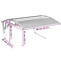 vidaXL Havemaskiner^garage til robotplæneklipper 80x101x46 cm sort