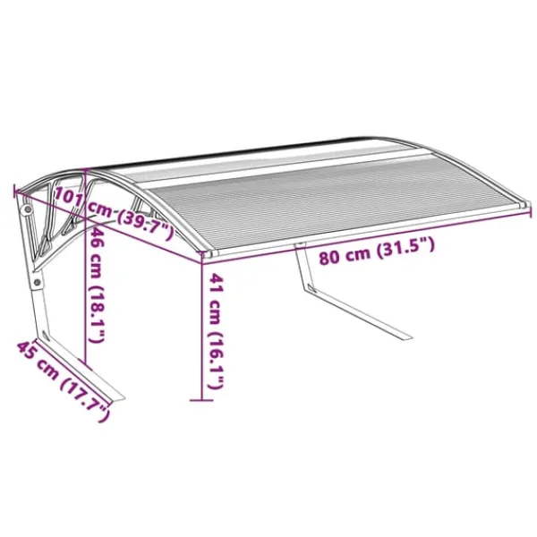 vidaXL Havemaskiner^garage til robotplæneklipper 80x101x46 cm sort