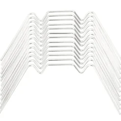 vidaXL Drivhus^glasclips/flueben til drivhus 50 stk. W-type galvaniseret stål