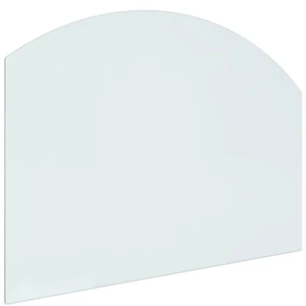 vidaXL Tilbehør Til Brændeovne & Pejse^glasplade til pejs 80x60 cm - Glas