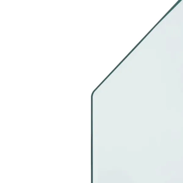 Sale glasplade til pejs 100x50 cm sekskantet - Glas Tilbehør Til Brændeovne & Pejse