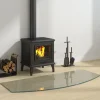 vidaXL Tilbehør Til Brændeovne & Pejse^glasplade til pejs 120x50 cm - Glas