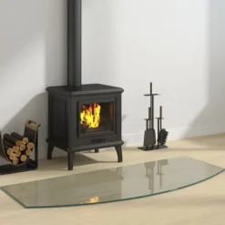 vidaXL Tilbehør Til Brændeovne & Pejse^glasplade til pejs 120x50 cm - Glas