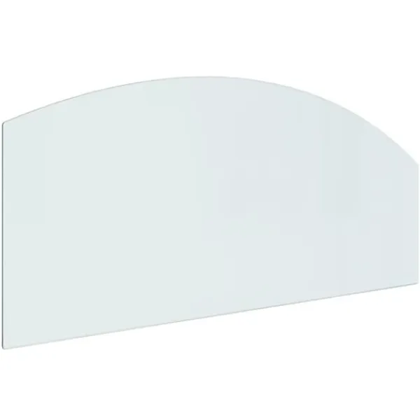 vidaXL Tilbehør Til Brændeovne & Pejse^glasplade til pejs 120x50 cm - Glas