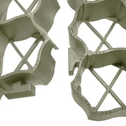 vidaXL Havedekorationer^græsgitter 16 stk. 60x40x3 cm plastik grøn