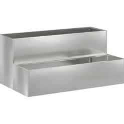 vidaXL Krukker & Plantebeholdere^Have Blomsterkrukke Sølv 100 x 60 x 45 cm Galvaniseret stål