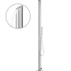 vidaXL Spa & Udendørsbad^havebruser 220 cm rustfrit stål
